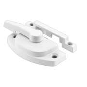 Prime-Line Sash Lock, Diecast Construction, White, Used on Vertical and Horizon. F 2588